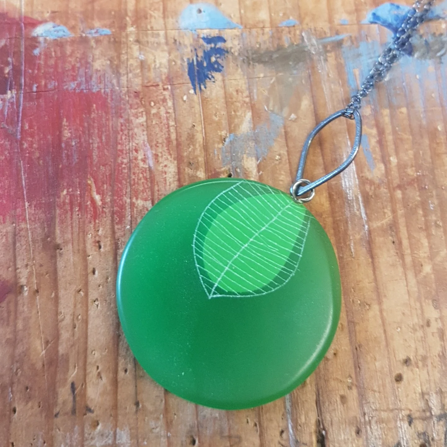 Large 2024 round pendant